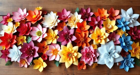 seasonal paper flower inspirations
