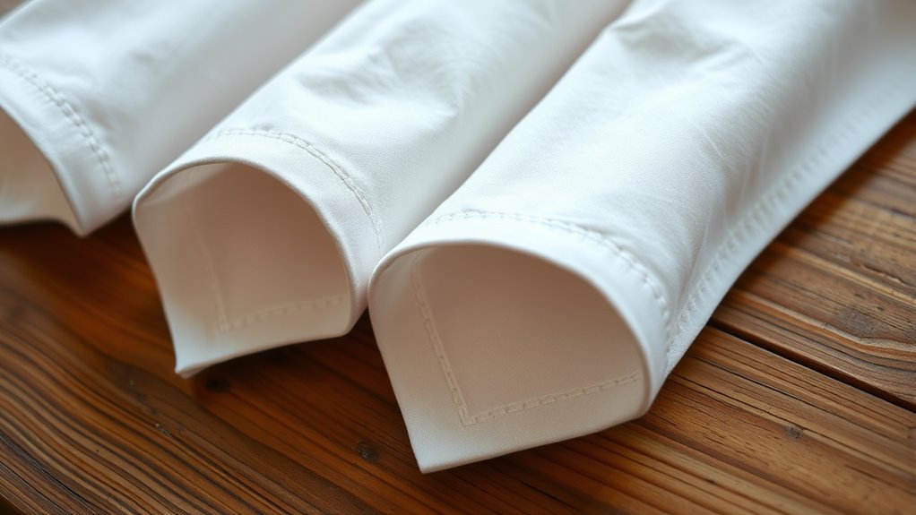 sewing mitered corner napkins