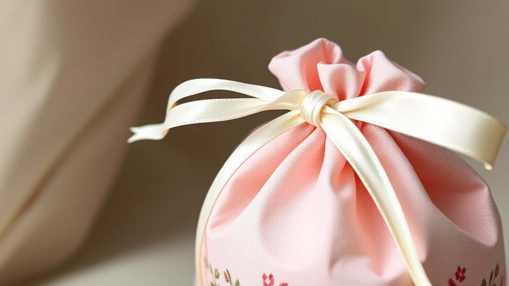 sewing simple gift bag