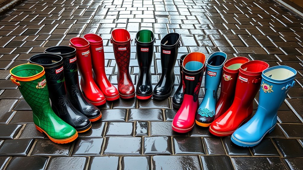 stylish women s rain boots