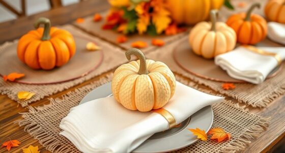 thanksgiving paper pumpkin decor