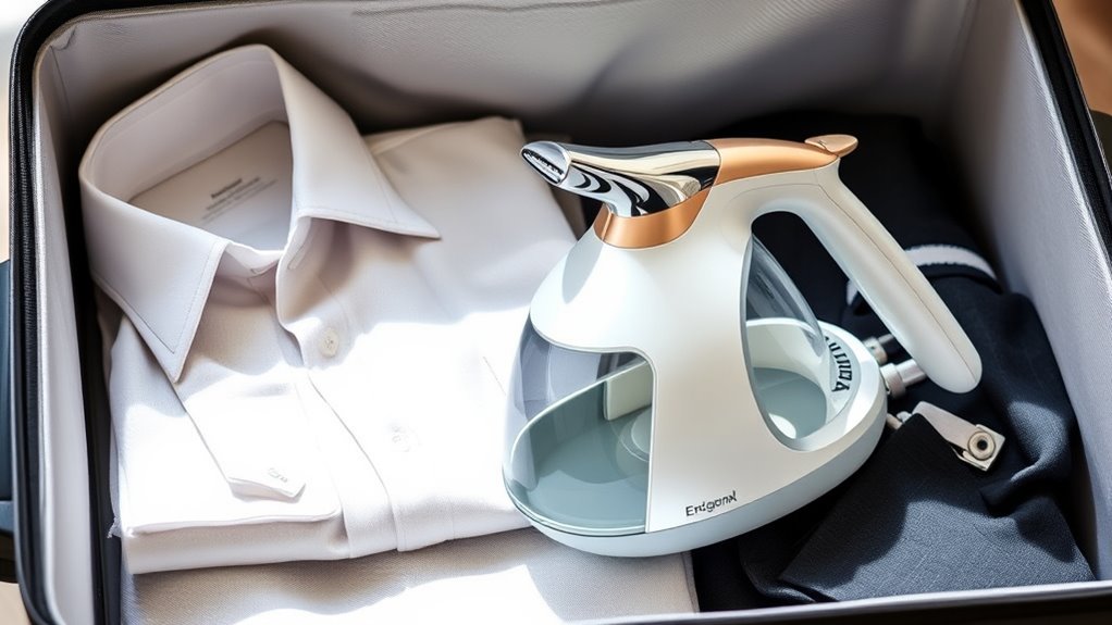 travel friendly steamer features