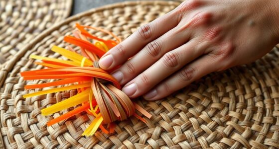weaving mkeka placemats