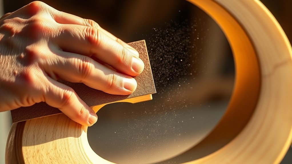 wood crafting sanding techniques