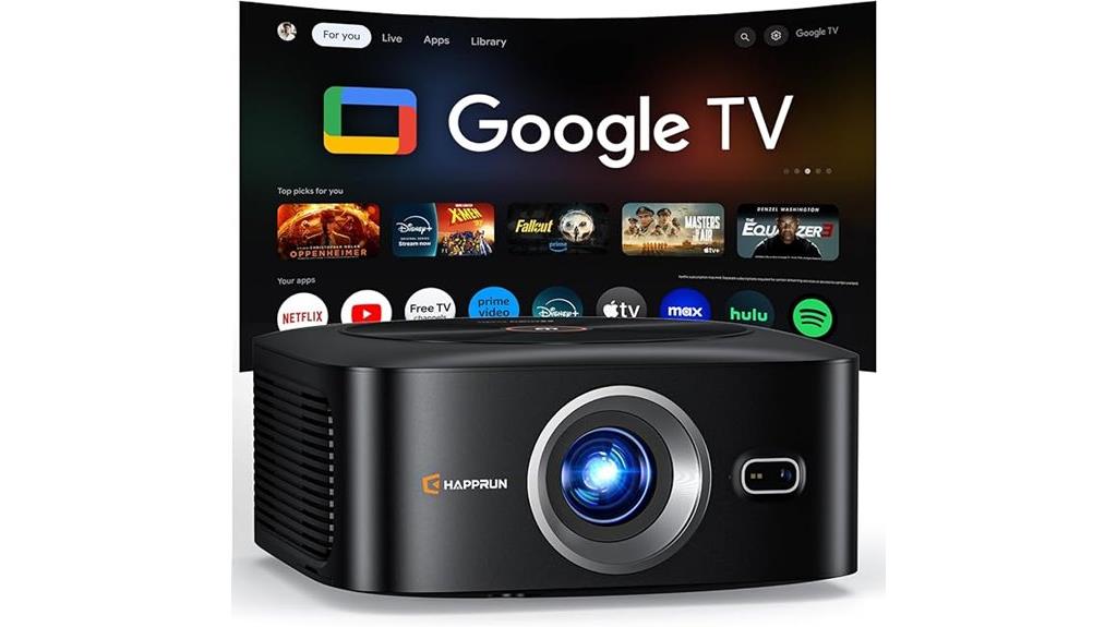 4k smart projector with dolby