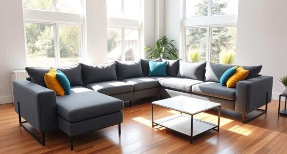 affordable stylish sectional sofas