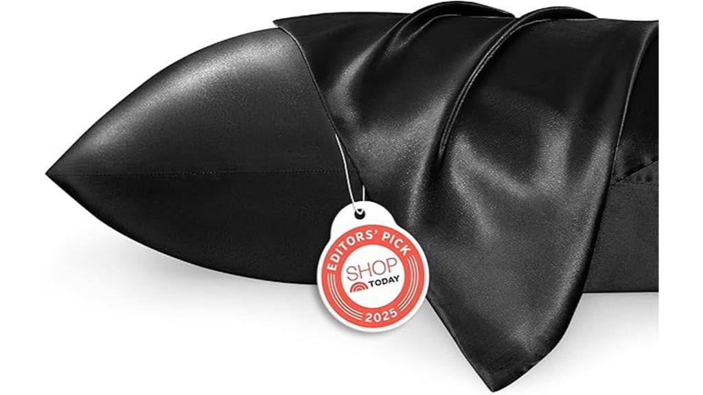 black satin pillowcases queen size
