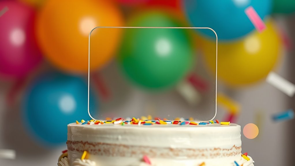 cake topper material considerations