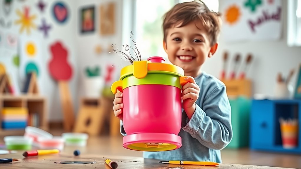 childproof paint spill prevention