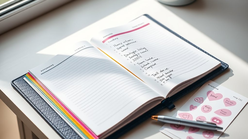 choosing an organized durable planner