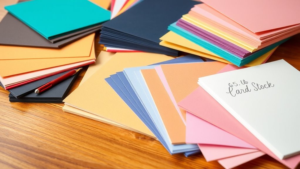 choosing the right card stock