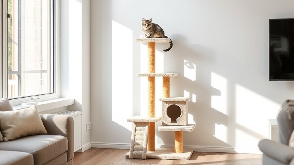 compact cat tree solutions