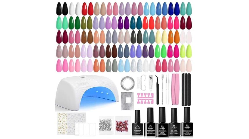 complete 80 piece nail set