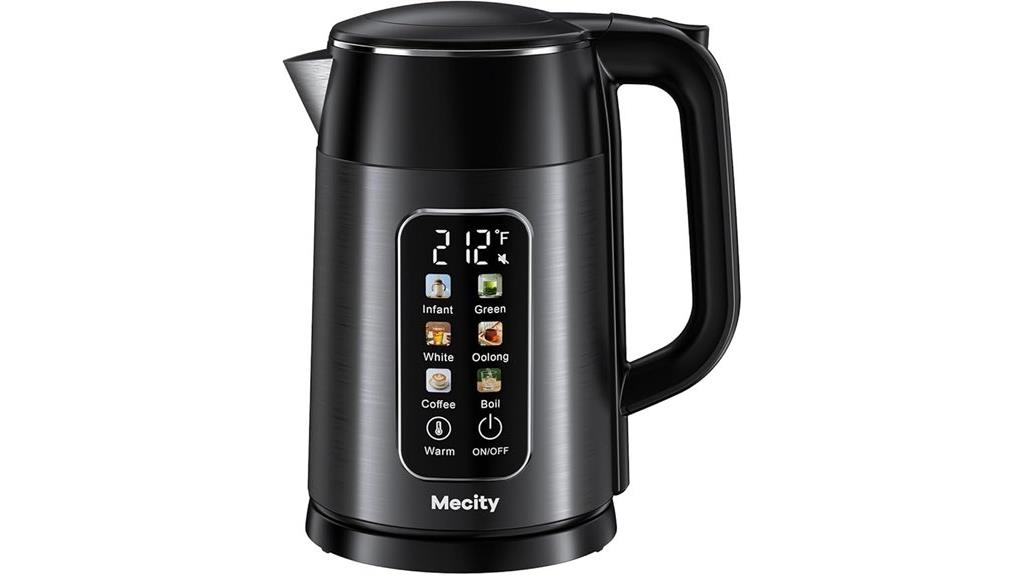 electric kettle with touchscreen