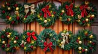 festive front door wreaths
