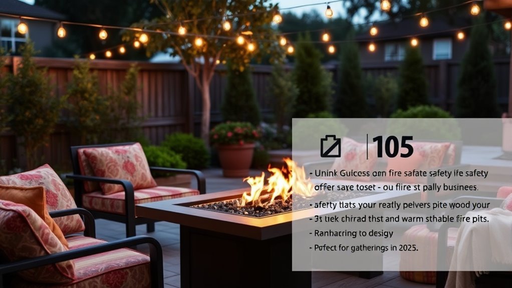 fire pit features and considerations