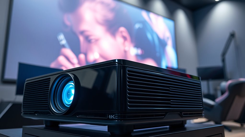 gaming projectors resolution lag