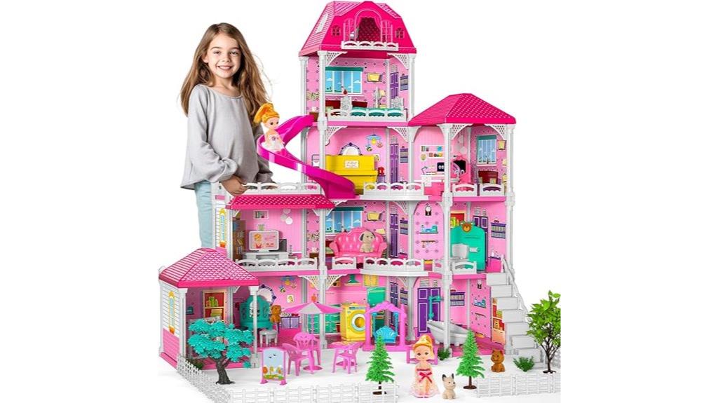 girls four story dollhouse