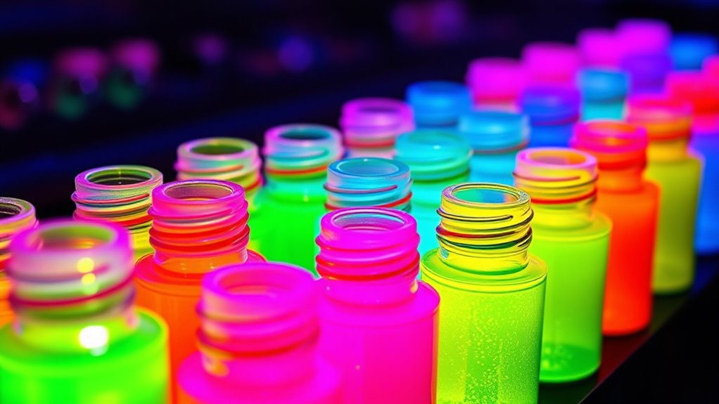 glow in the dark neon paints