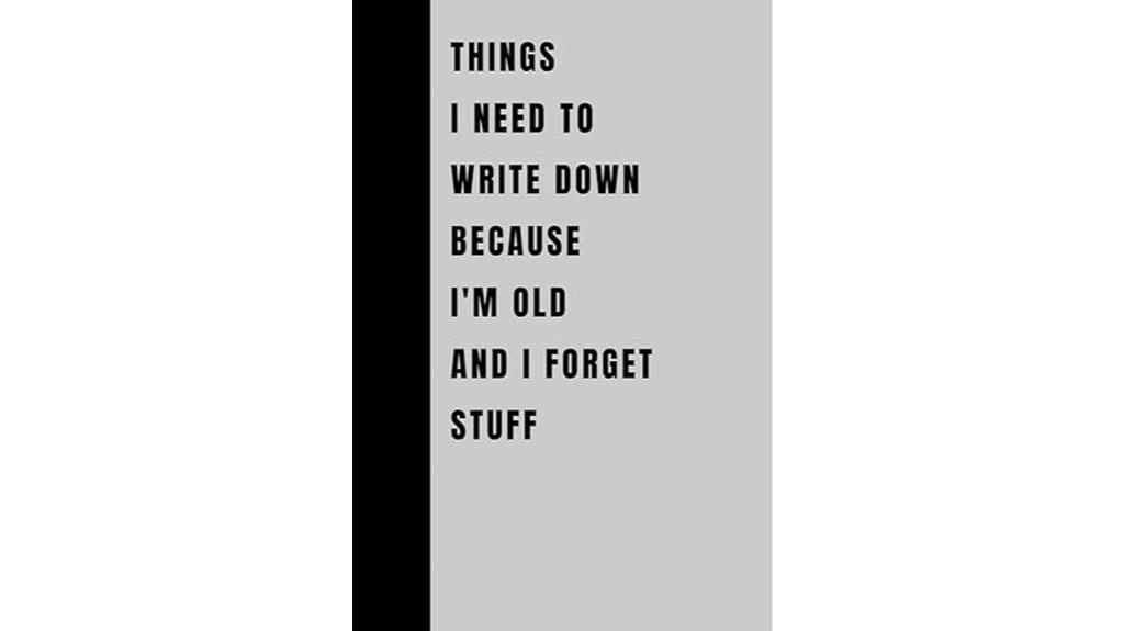 humorous aging gift journal