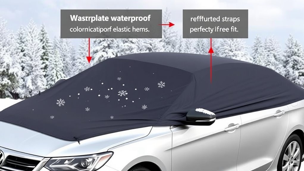 key snow cover features