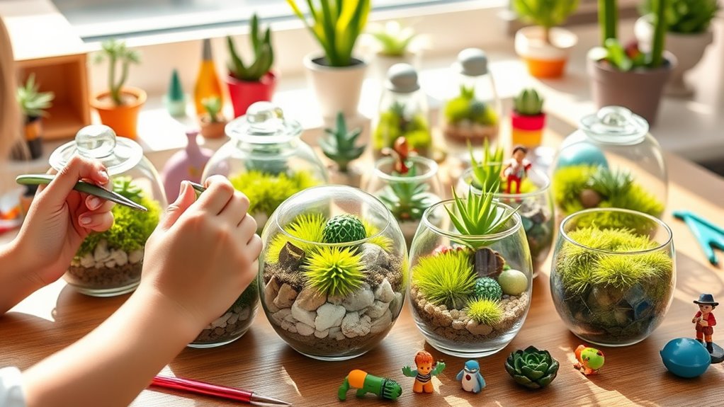 kids creative terrarium kits