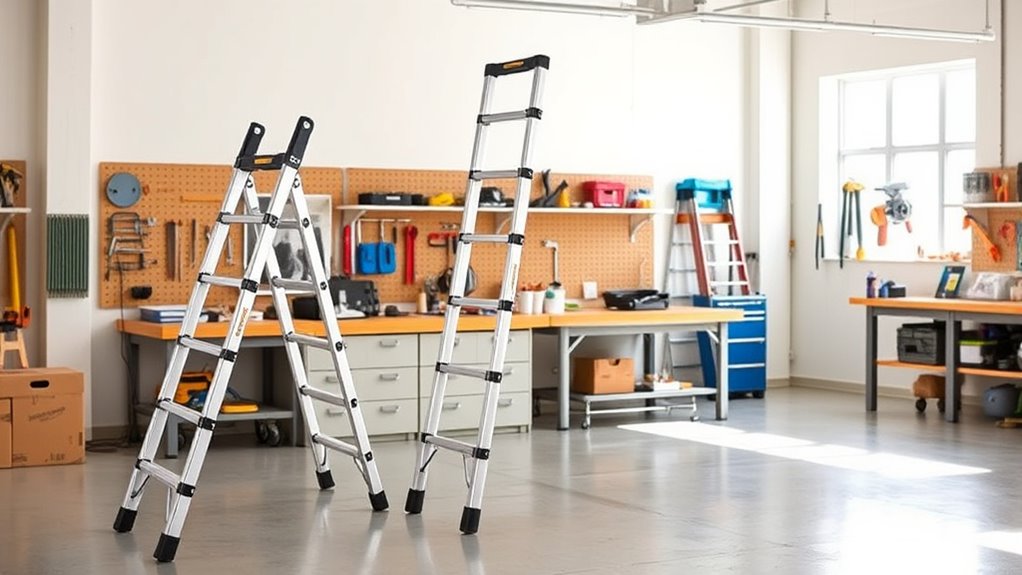 ladder features for safety