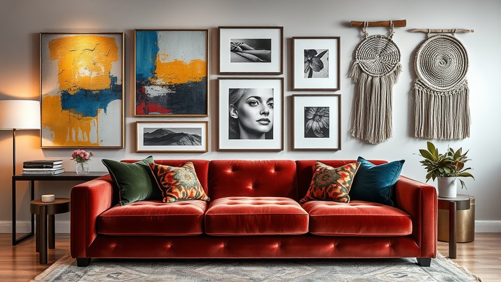 living room wall decor