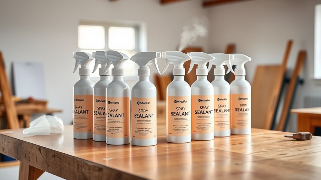 low odor spray sealants