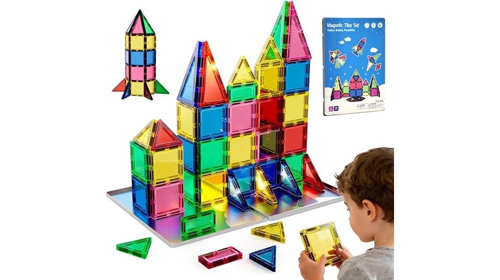 magnetic tiles 32pcs storage