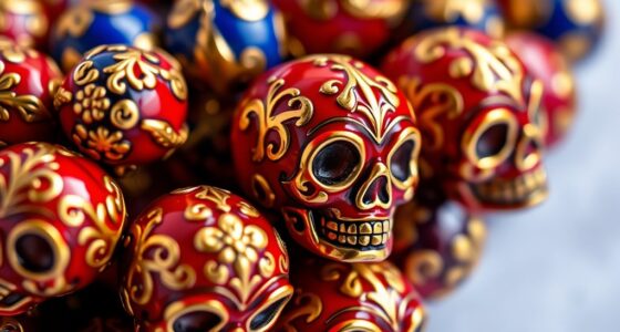 popular day of the dead beaded accessories