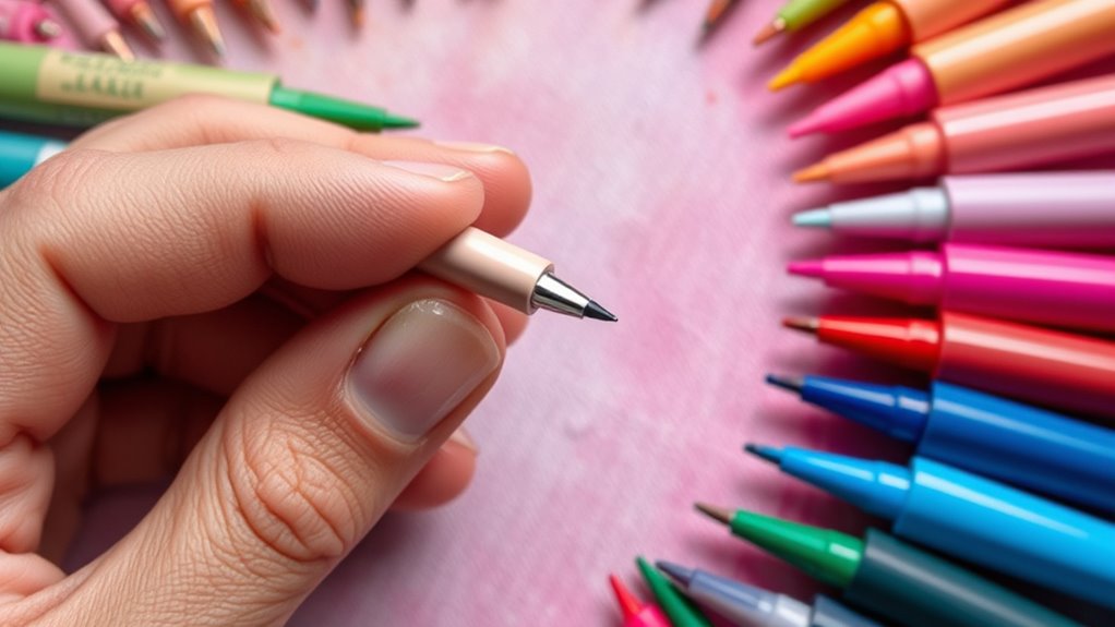 precise vibrant fabric markers