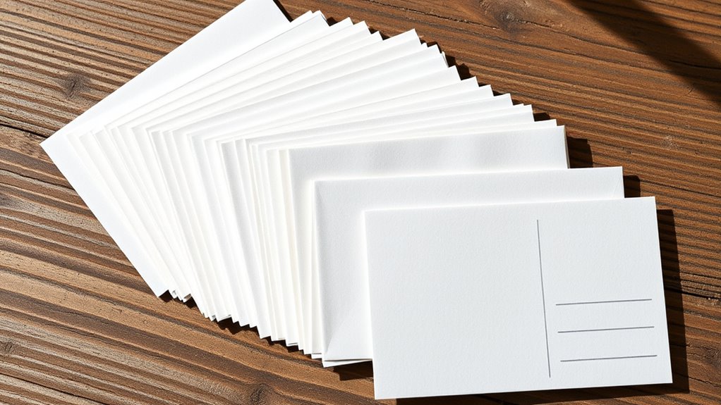 premium heavyweight postcard templates