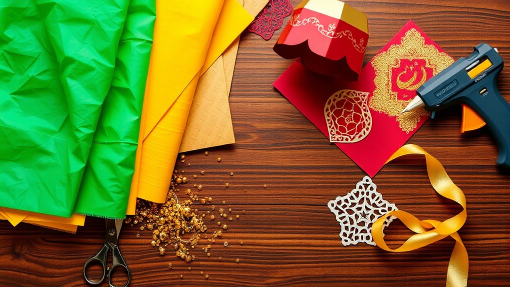 ramadan lantern craft supplies