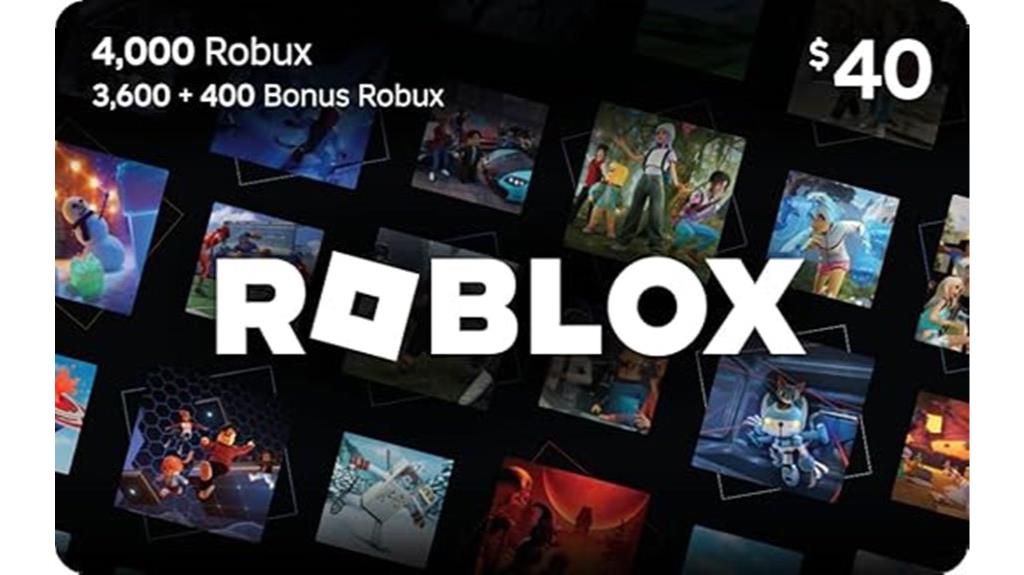 robux gift card 4000