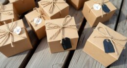 rustic wedding favor box kits