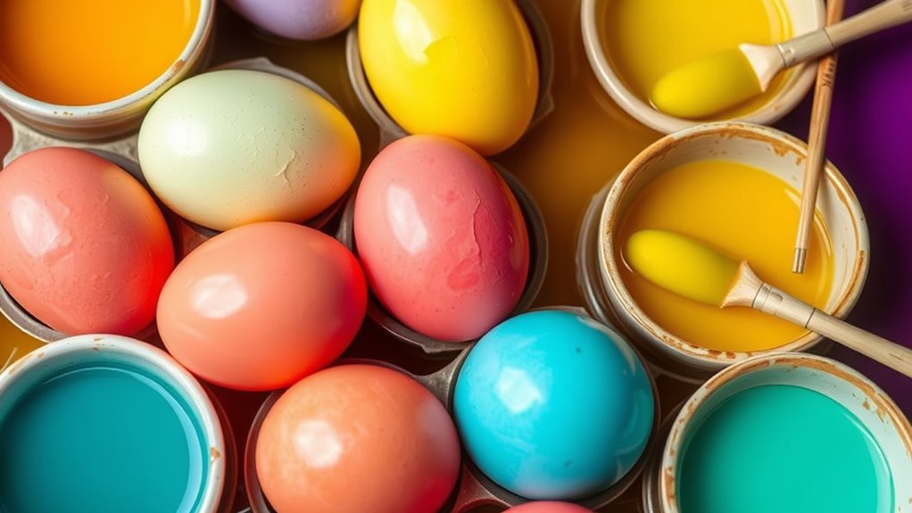 safe colorful egg dye
