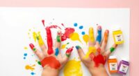safe toddler finger paints