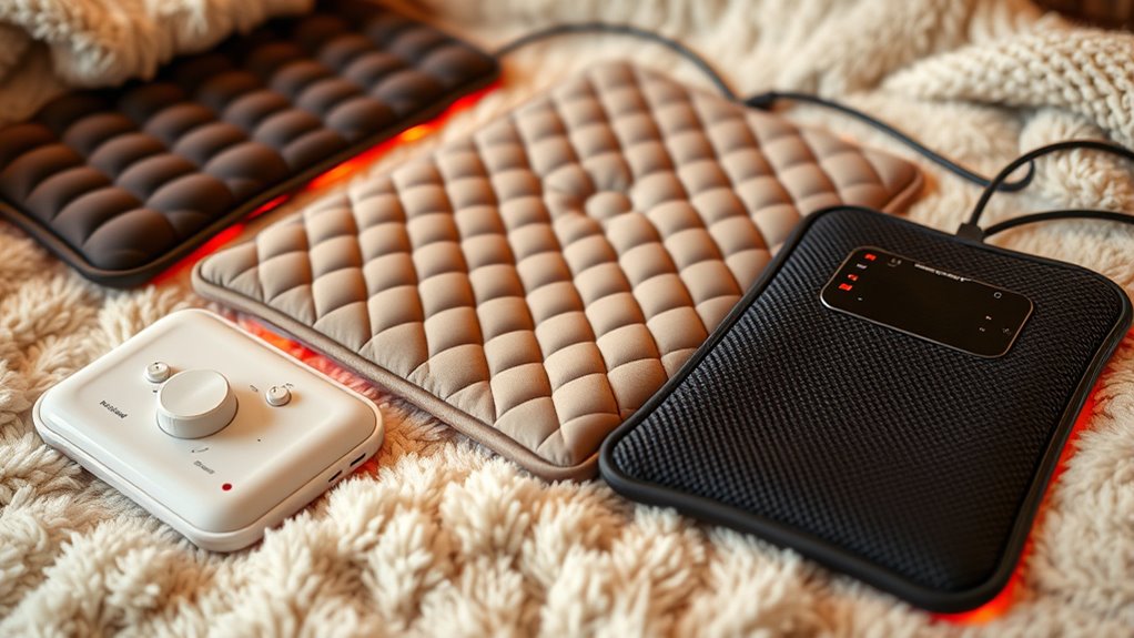 select comfortable adjustable heating pads