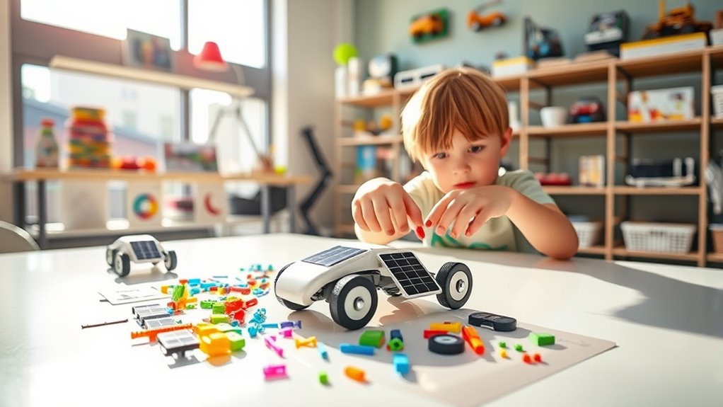 solar powered educational building kits