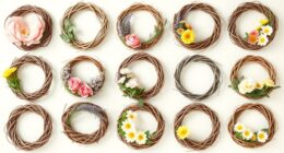 spring floral wreath bases