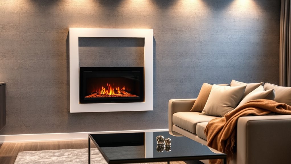 stylish safe apartment fireplaces