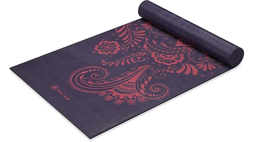 thick non slip yoga mat