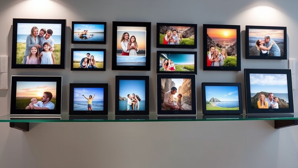 top digital frames with email