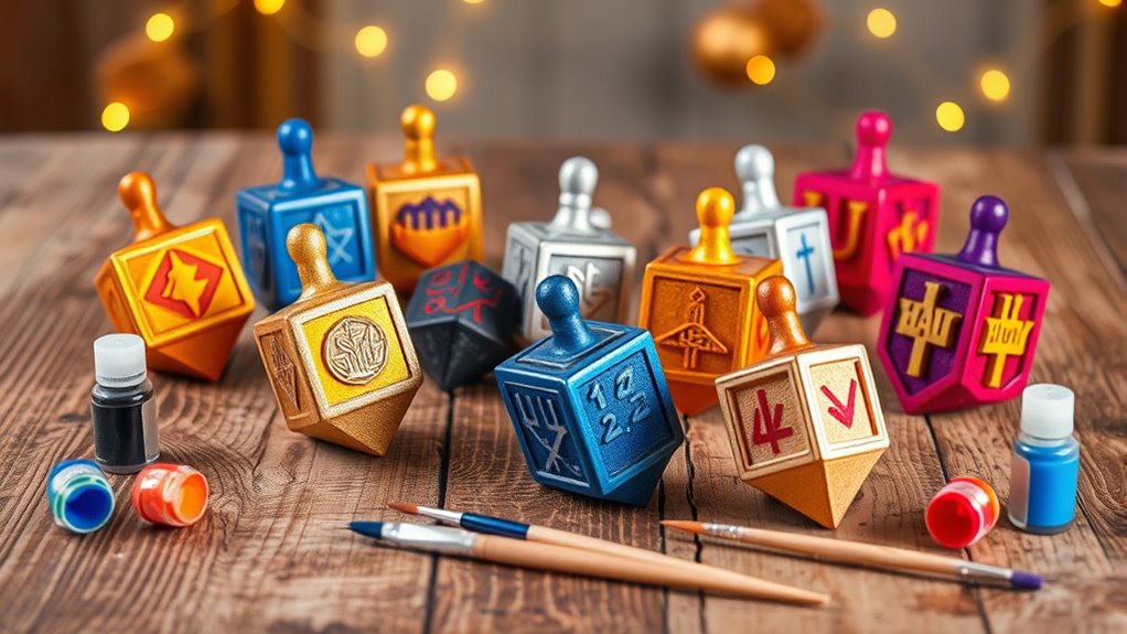 top dreidel painting sets