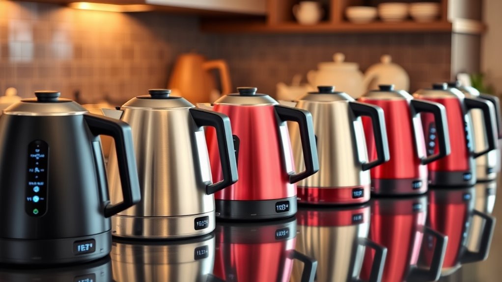 top electric kettles with temp