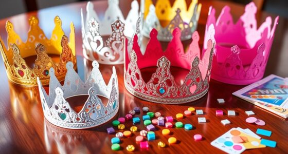 top foam crown party sets