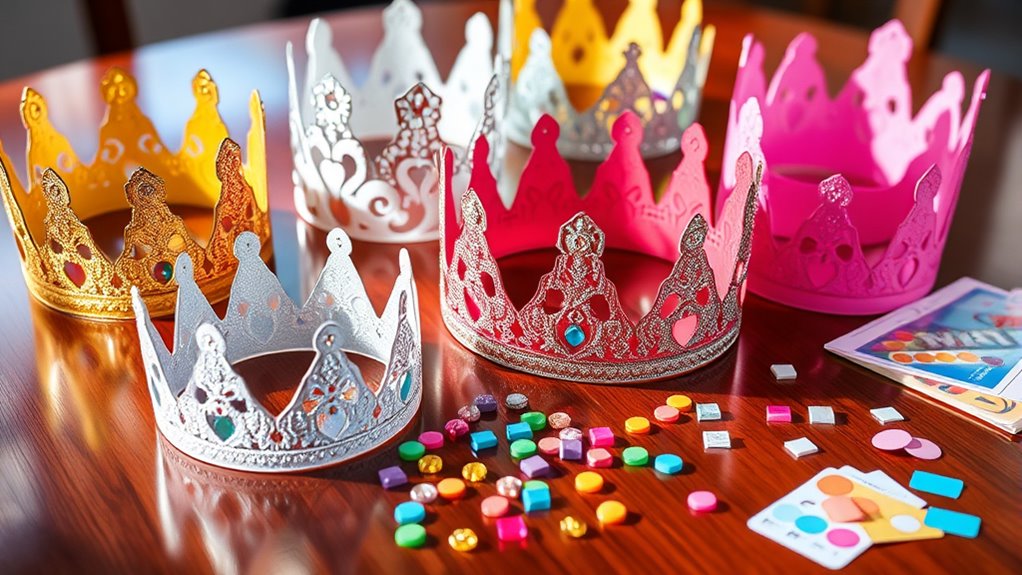 top foam crown party sets