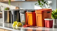 top kitchen compost bins