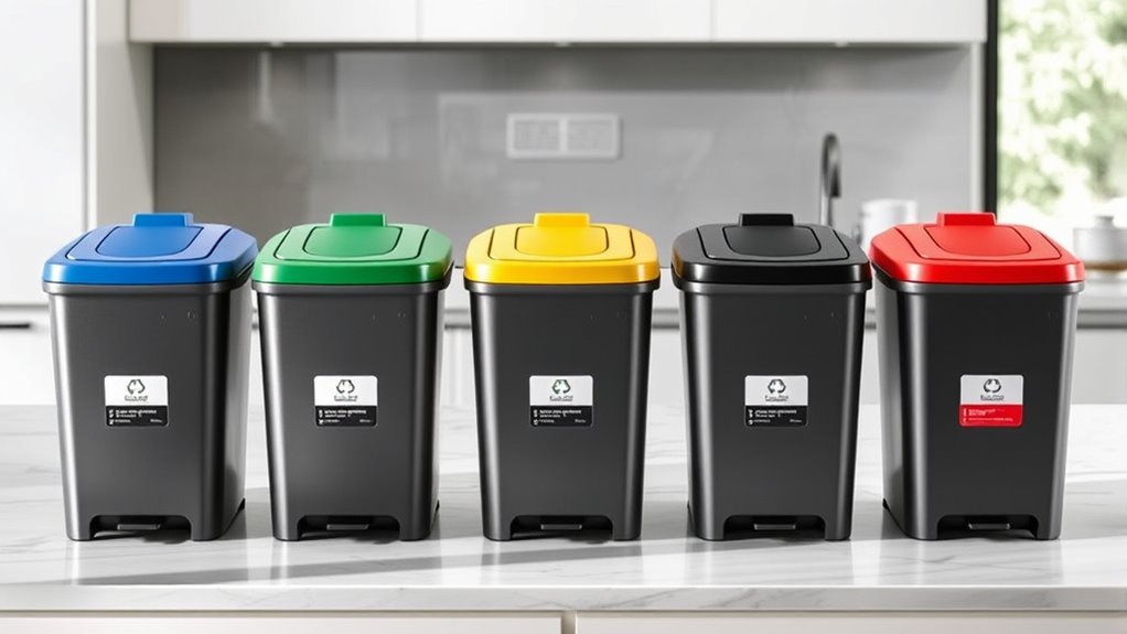 top kitchen recycling bin picks